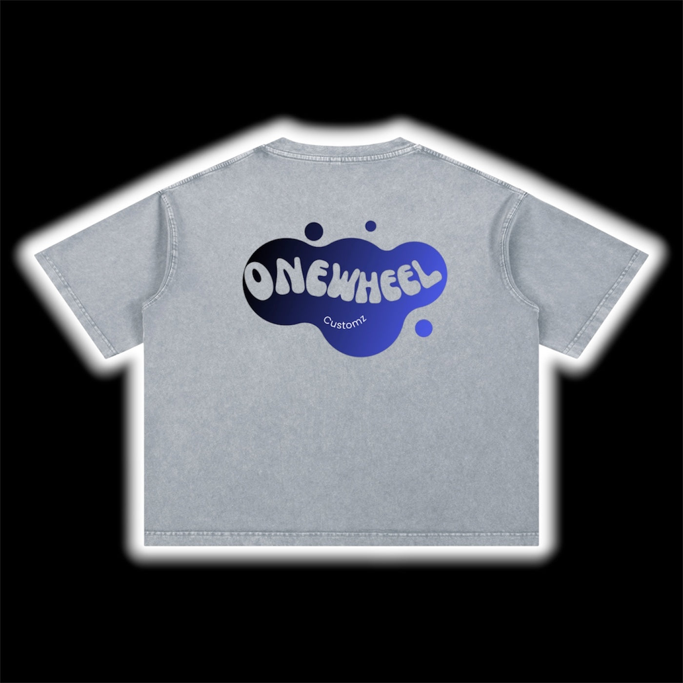 Mineral Washed 1wheel bubble tshirt