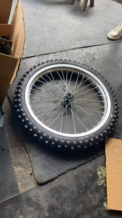 Chrome dirt wheels lbx/eride