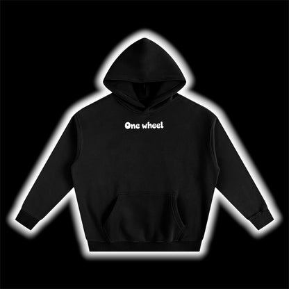 One Wheel basic design hoodie (black)