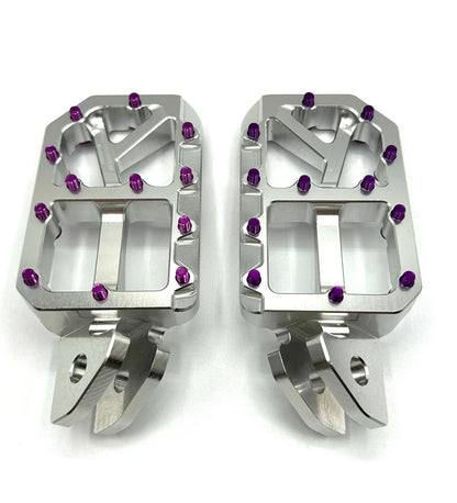 Surron chrome pegs