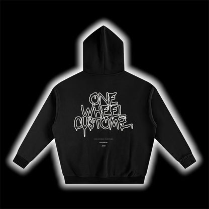 One Wheel Customz black hoodie