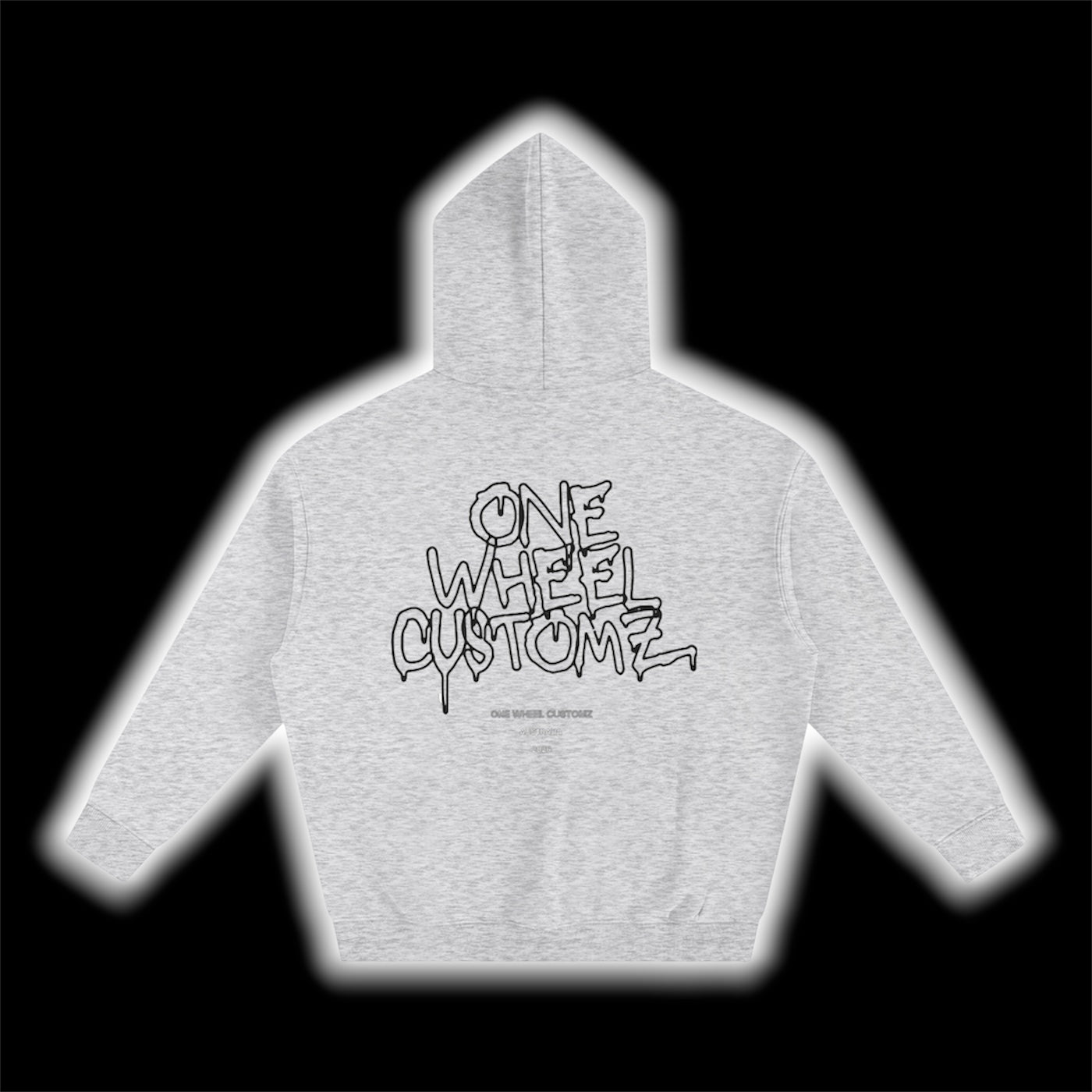 One Wheel Customz hoodie (grey)