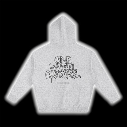 One Wheel Customz hoodie (grey)