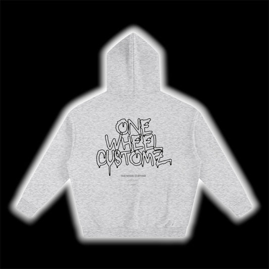 One Wheel Customz hoodie (grey)