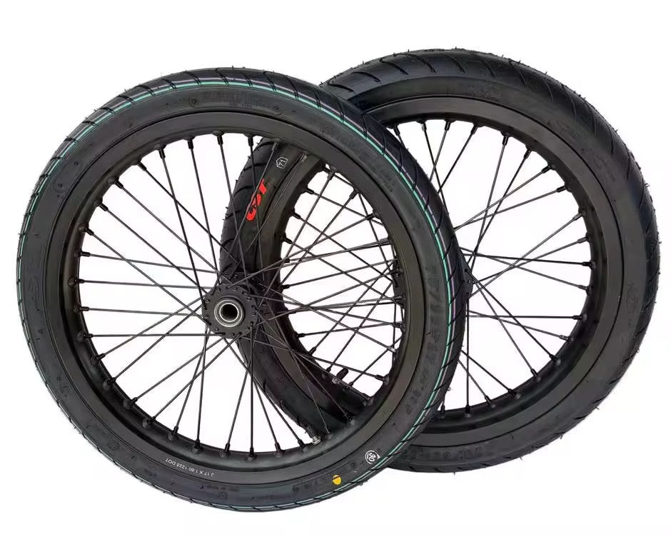 LBX/Eride supermoto wheel set