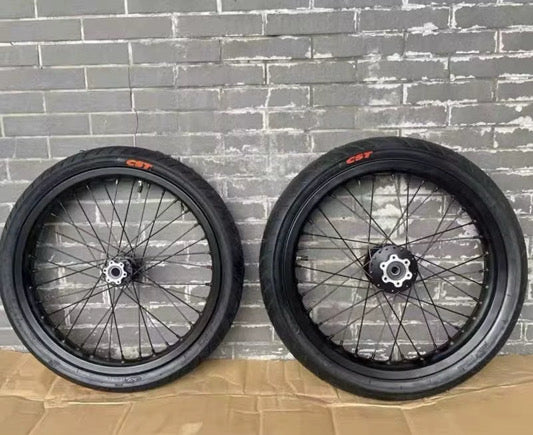 LBX/Eride supermoto wheel set
