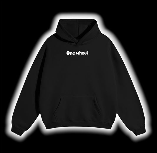 One wheel bonnel hoodie (black)
