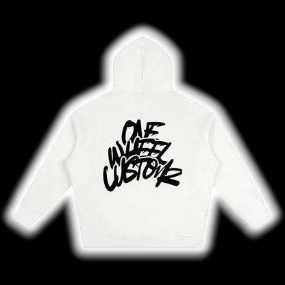 One Wheel Customz hoodie white