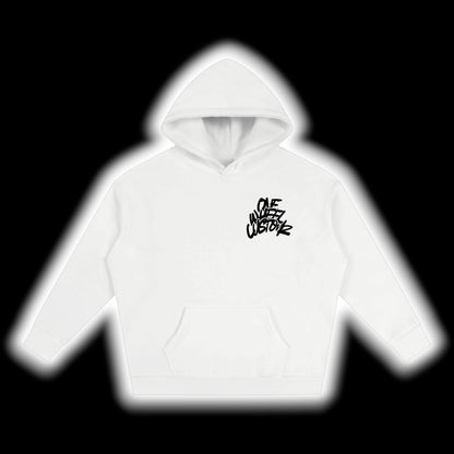 One Wheel Customz hoodie white