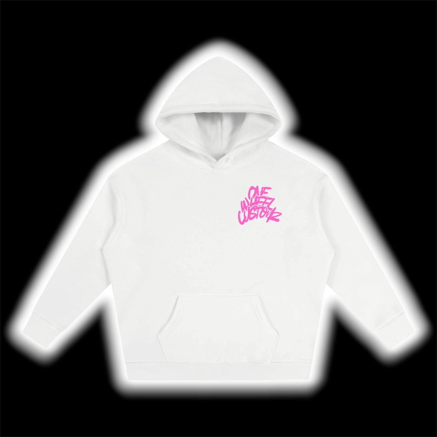 OneWheel Customz hoodie white/pink