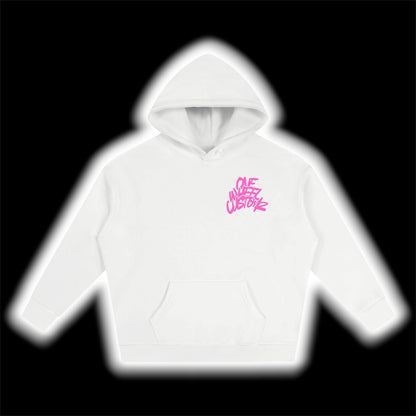 OneWheel Customz hoodie white/pink