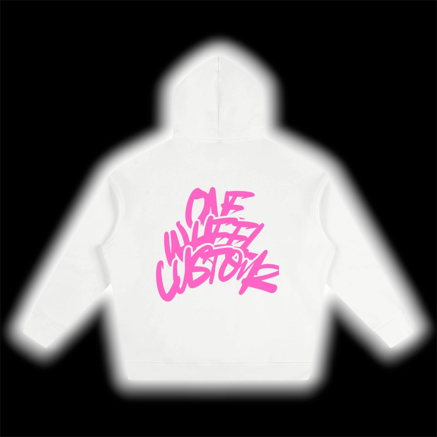 OneWheel Customz hoodie white/pink
