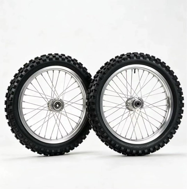 Chrome dirt wheels lbx/eride